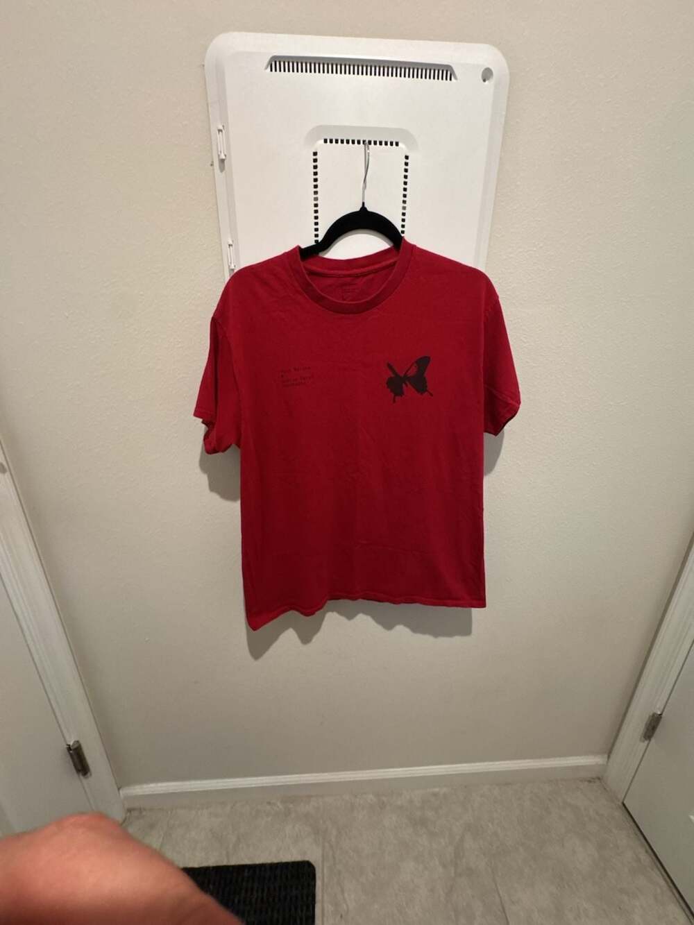 Post Malone Twelve Carat Toothache Red T-Shirt with Butterfly Logo